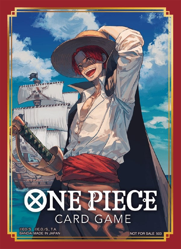Image for One Piece Card Game Official Sleeves - Shanks (10-Pack) - Card Sleeves