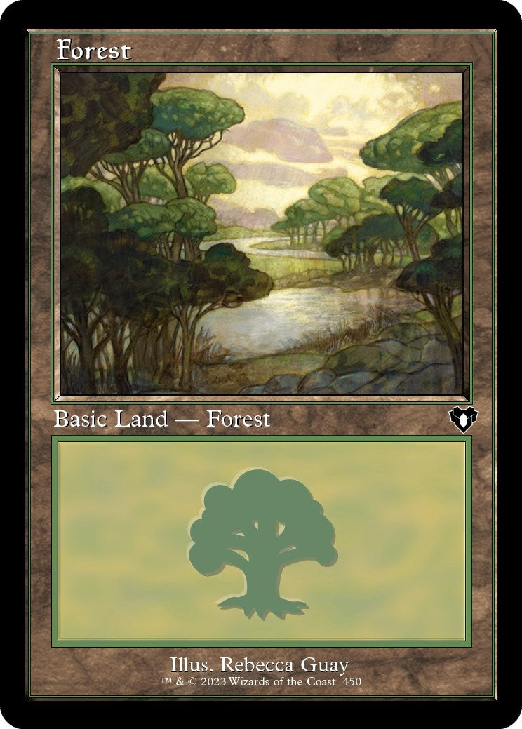 Image for Forest (450) (Retro Frame) (450) (Commander Masters) - Magic: The Gathering