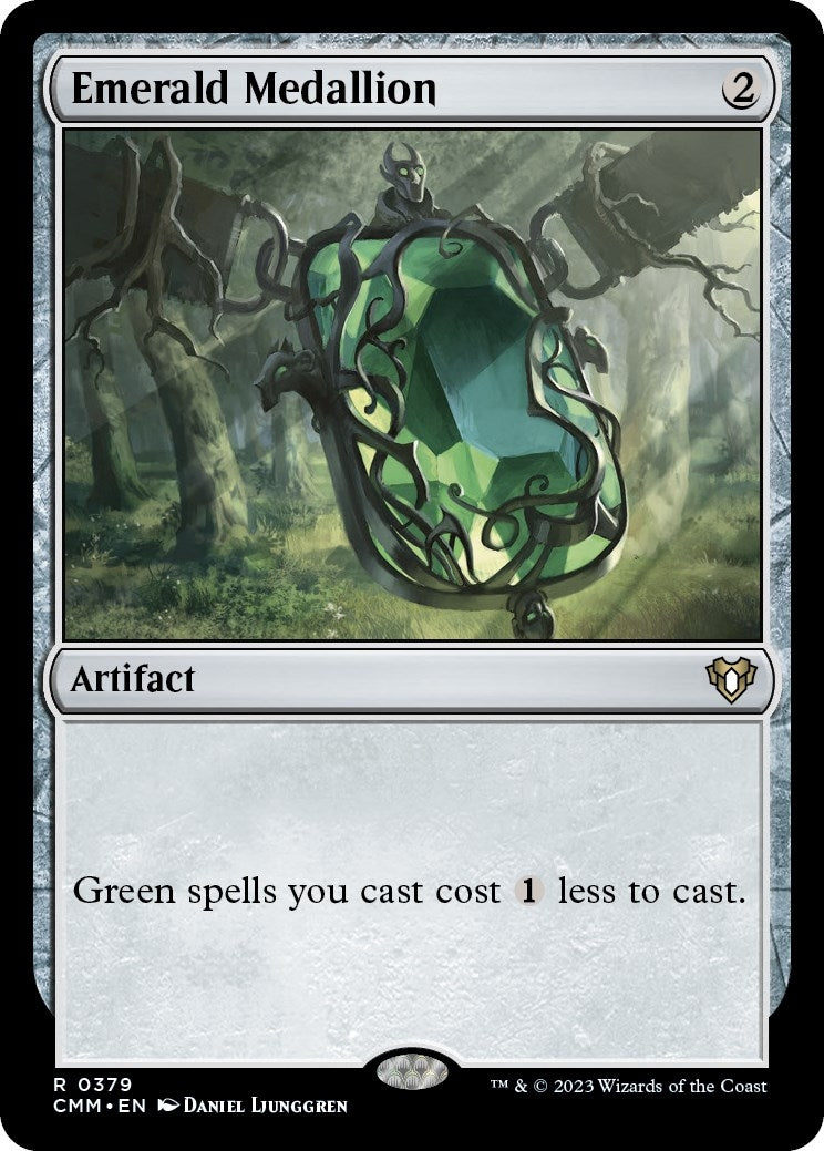 Image for Emerald Medallion (379) (Commander Masters) - Magic: The Gathering
