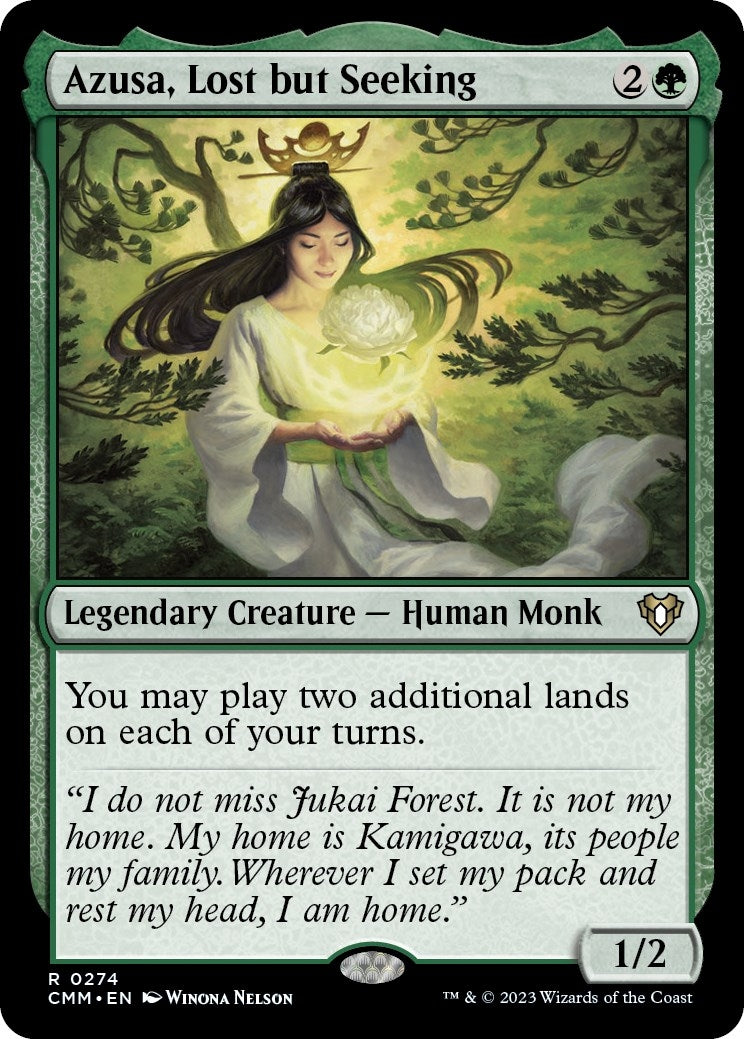 Image for Azusa, Lost but Seeking (274) (Commander Masters) - Magic: The Gathering