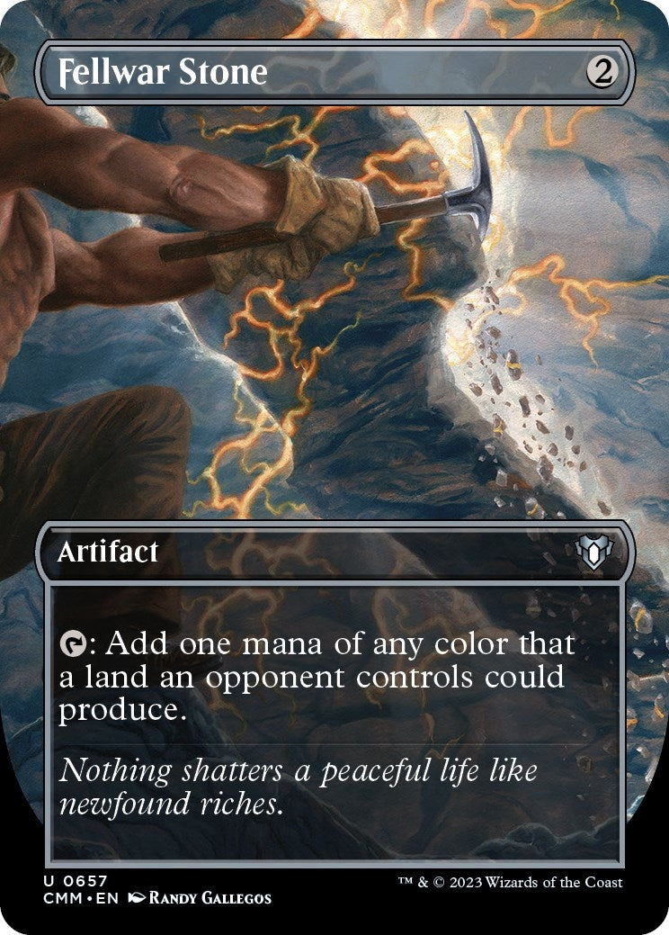 Image for Fellwar Stone (Borderless) (657) (Commander Masters) - Magic: The Gathering
