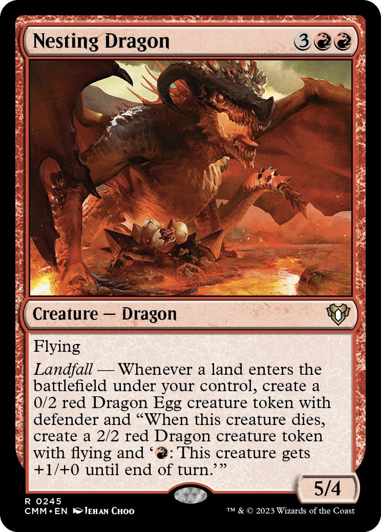Image for Nesting Dragon (245) (Commander Masters) - Magic: The Gathering