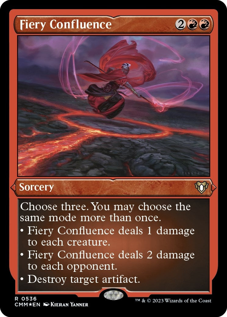 Image for Fiery Confluence (Foil Etched) (536) (Commander Masters) - Magic: The Gathering