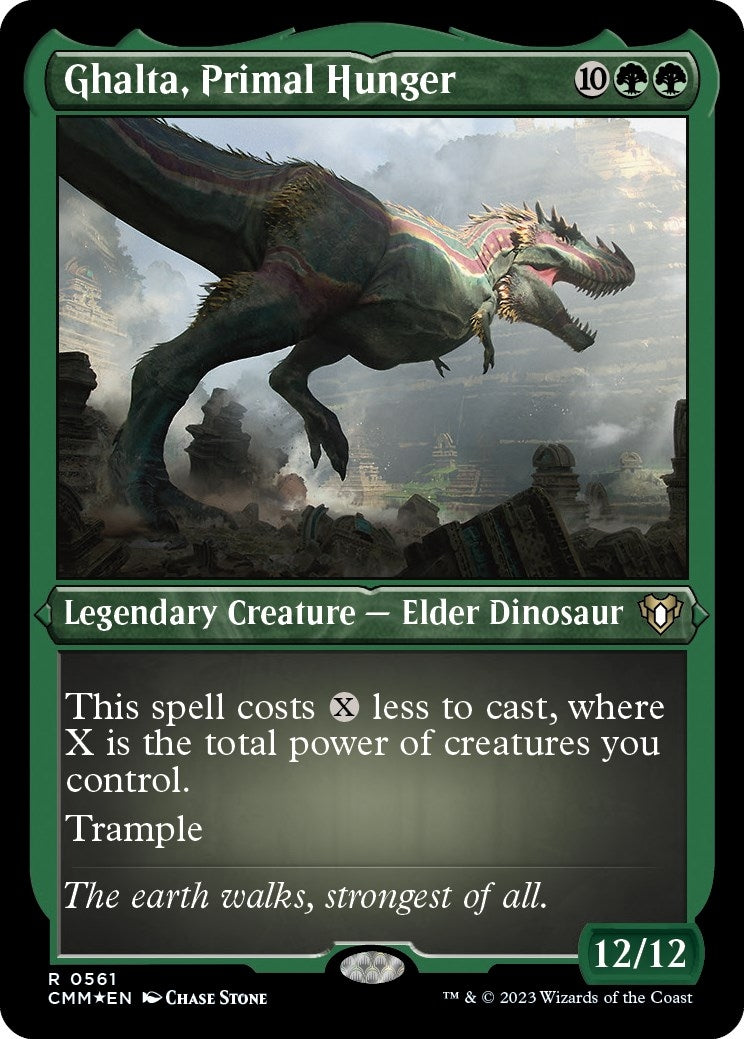 Image for Ghalta, Primal Hunger (Foil Etched) (561) (Commander Masters) - Magic: The Gathering