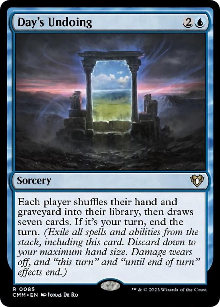 Image for Day's Undoing (85) (Commander Masters) - Magic: The Gathering