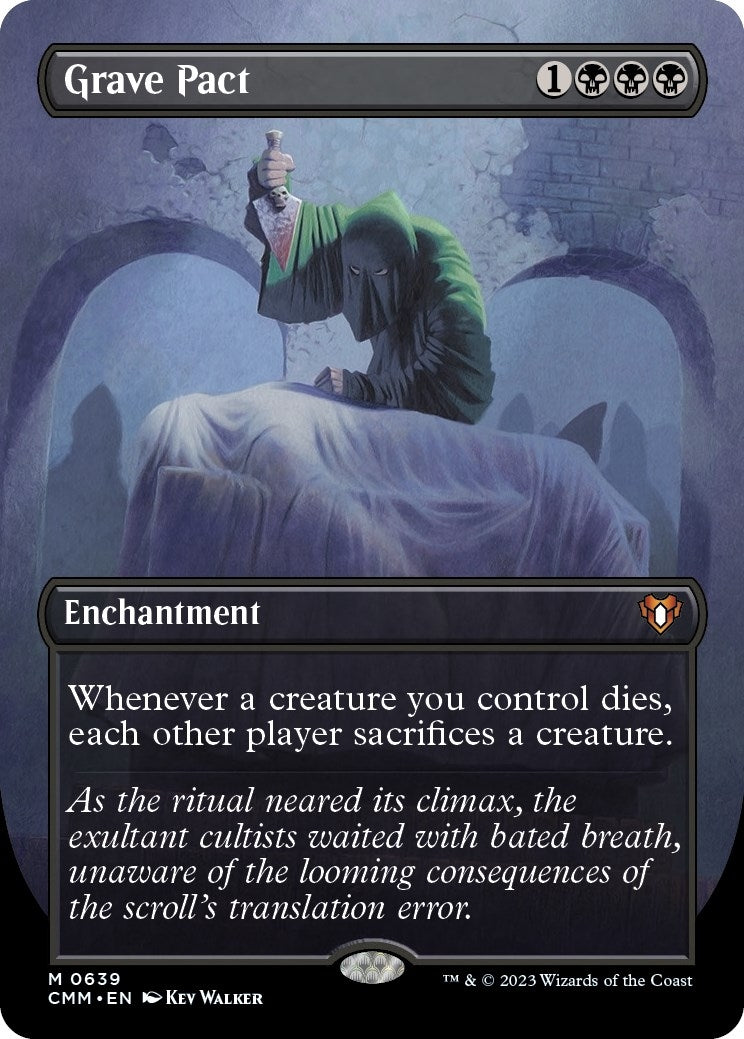 Image for Grave Pact (Borderless) (639) (Commander Masters) - Magic: The Gathering