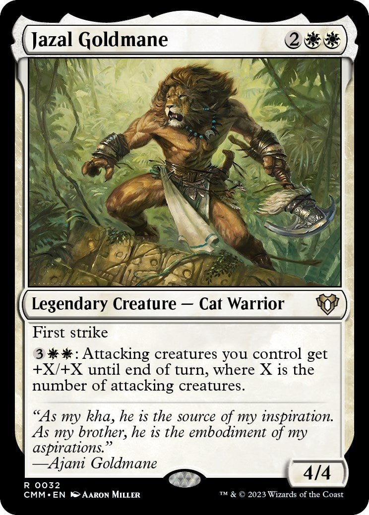 Image for Jazal Goldmane (32) (Commander Masters) - Magic: The Gathering