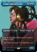 Image for Azami, Lady of Scrolls (Borderless) (672) (Commander Masters) - Magic: The Gathering
