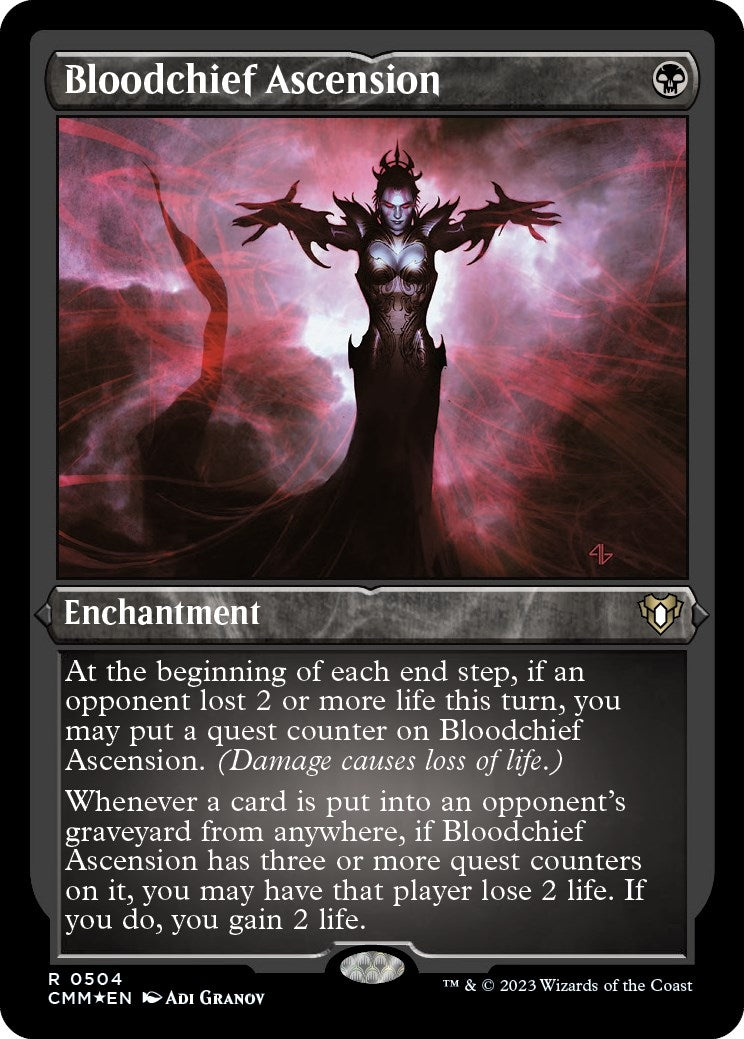 Image for Bloodchief Ascension (Foil Etched) (504) (Commander Masters) - Magic: The Gathering