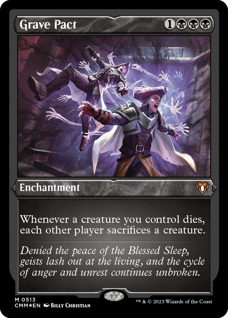 Image for Grave Pact (Foil Etched) (513) (Commander Masters) - Magic: The Gathering