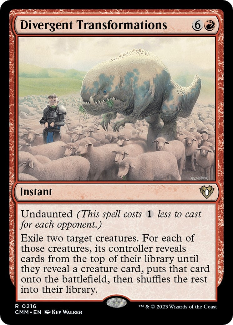 Image for Divergent Transformations (216) (Commander Masters) - Magic: The Gathering