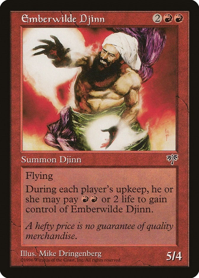 Image for Emberwilde Djinn (Mirage) - Magic: The Gathering