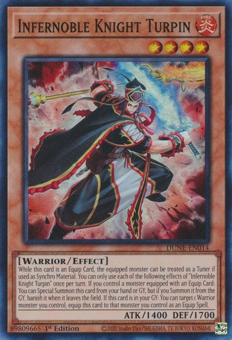 Image for Infernoble Knight Turpin (DUNE-EN014) (DUNE) - YuGiOh