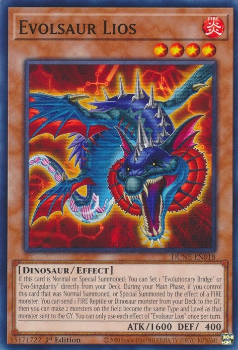 Image for Evolsaur Lios (DUNE-EN018) (DUNE) - YuGiOh