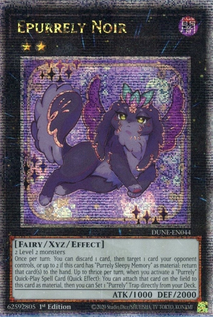 Image for Epurrely Noir (Quarter Century Secret Rare) (DUNE-EN044) (DUNE) - YuGiOh