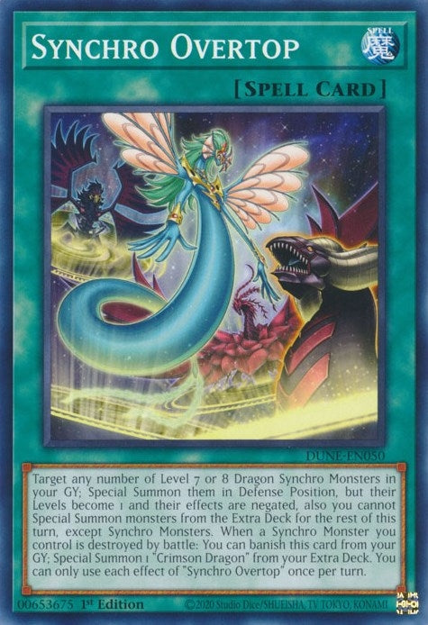 Image for Synchro Overtop (DUNE-EN050) (DUNE) - YuGiOh