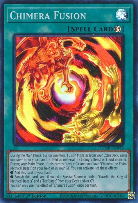 Image for Chimera Fusion (DUNE-EN052) (DUNE) - YuGiOh