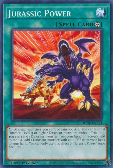 Image for Jurassic Power (DUNE-EN053) (DUNE) - YuGiOh