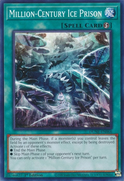 Image for Million-Century Ice Prison (DUNE-EN066) (DUNE) - YuGiOh