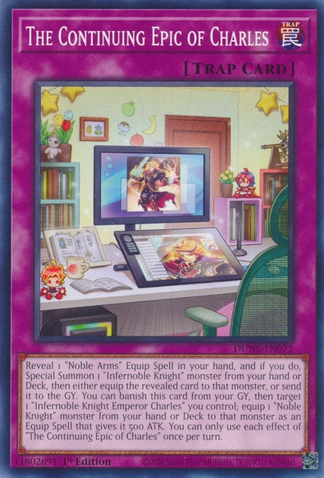 Image for The Continuing Epic of Charles (DUNE-EN072) (DUNE) - YuGiOh