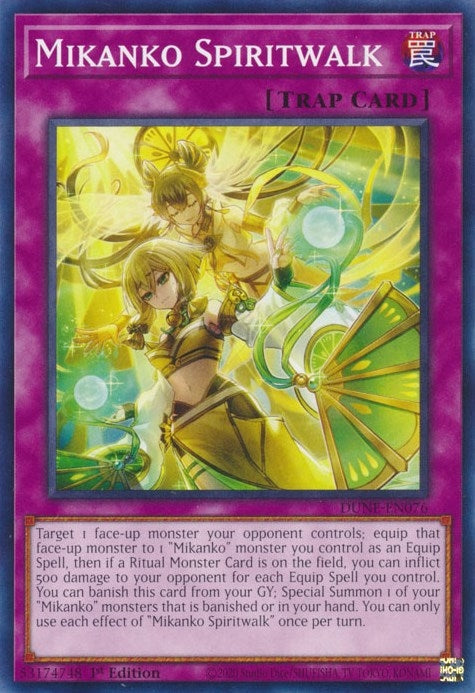 Image for Mikanko Spiritwalk (DUNE-EN076) (DUNE) - YuGiOh