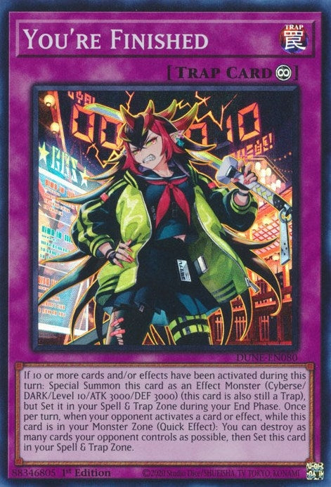 Image for You're Finished (DUNE-EN080) (DUNE) - YuGiOh