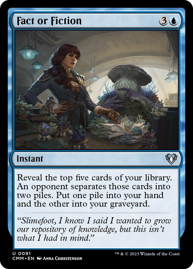 Image for Fact or Fiction (91) (Commander Masters) - Magic: The Gathering