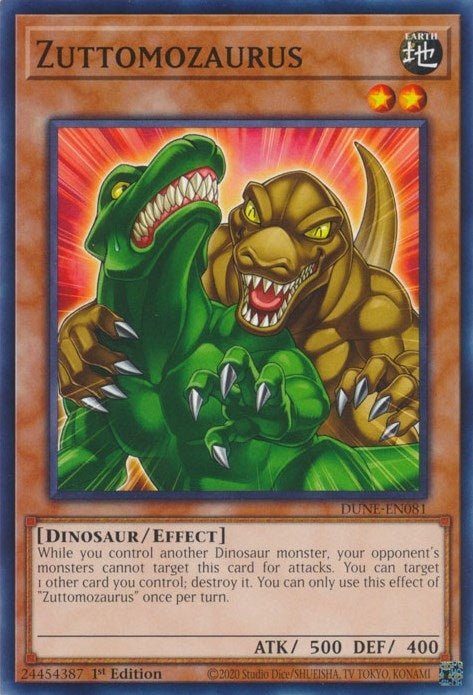 Image for Zuttomozaurus (DUNE-EN081) (DUNE) - YuGiOh