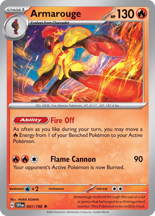 Image for Armarouge - 041/198 (Line Holo) (041/198) (MCAP) - Pokemon