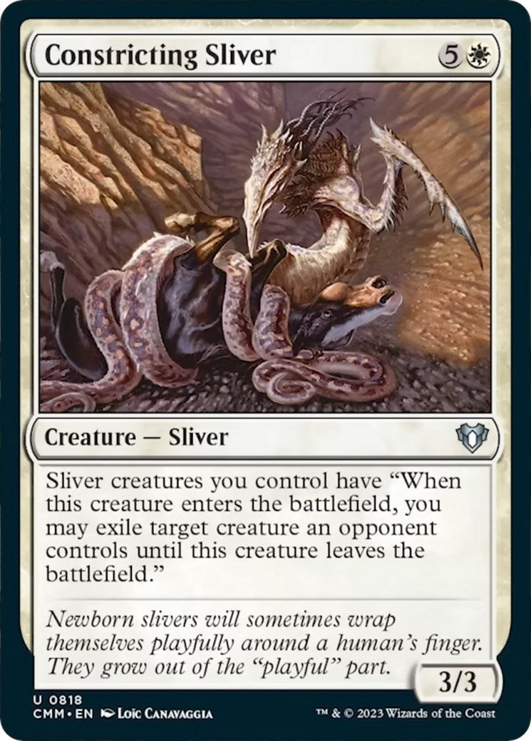 Image for Constricting Sliver (818) (Commander Masters) - Magic: The Gathering
