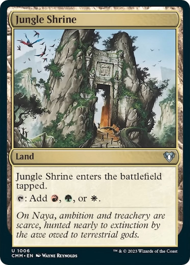 Image for Jungle Shrine (1006) (Commander Masters) - Magic: The Gathering