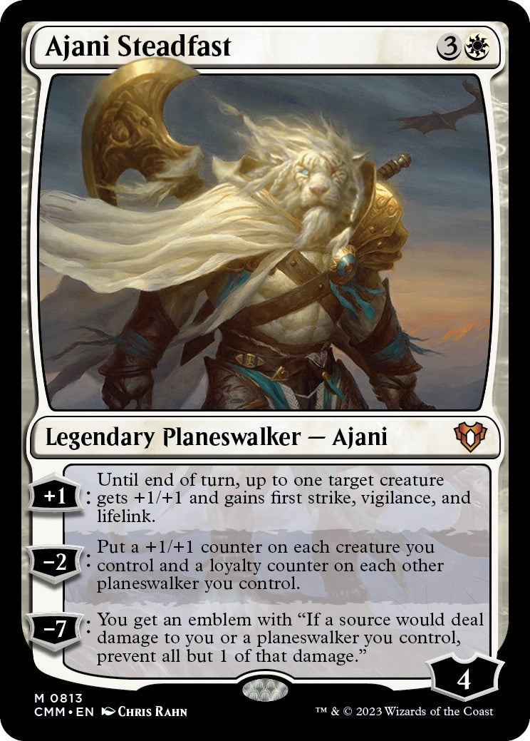 Image for Ajani Steadfast (813) (Commander Masters) - Magic: The Gathering