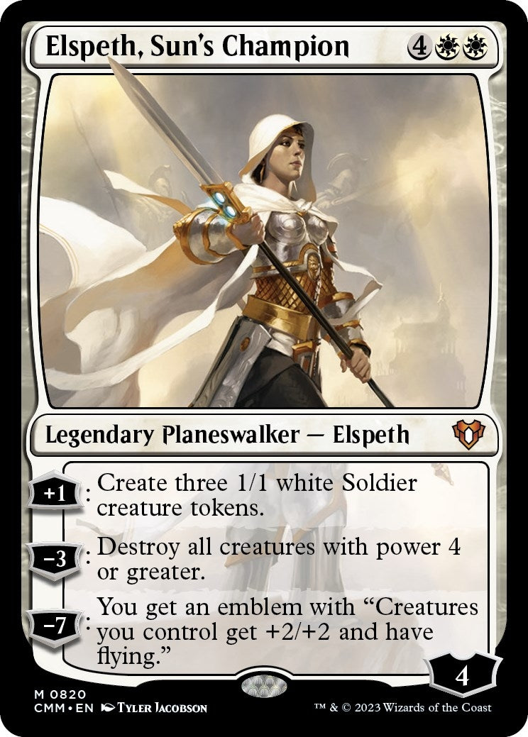 Image for Elspeth, Sun's Champion (820) (Commander Masters) - Magic: The Gathering
