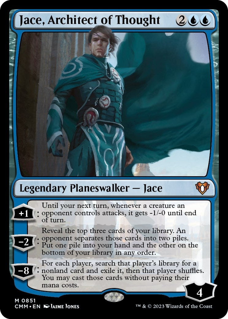 Image for Jace, Architect of Thought (851) (Commander Masters) - Magic: The Gathering