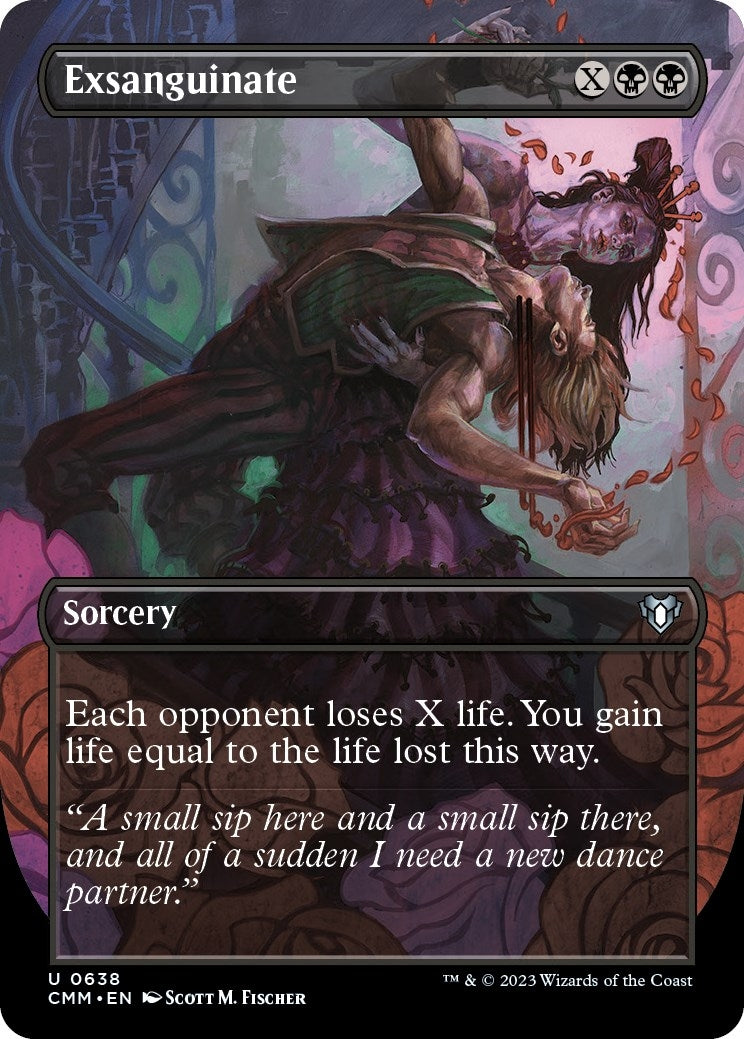 Image for Exsanguinate (Borderless) (638) (Commander Masters) - Magic: The Gathering