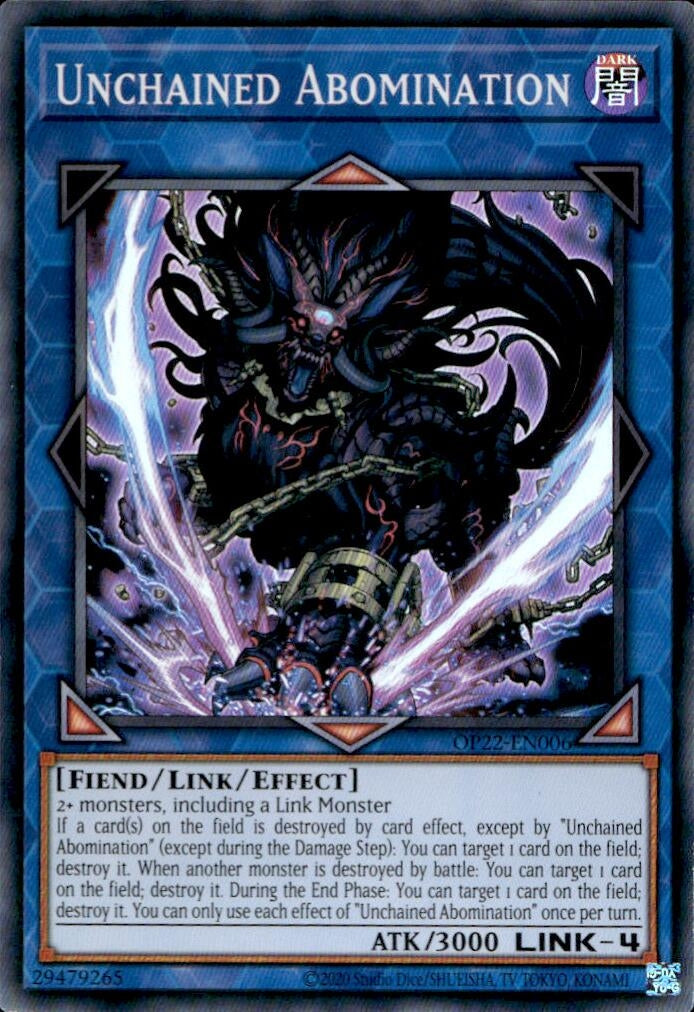Image for Unchained Abomination (OP22-EN006) (OP22) - YuGiOh