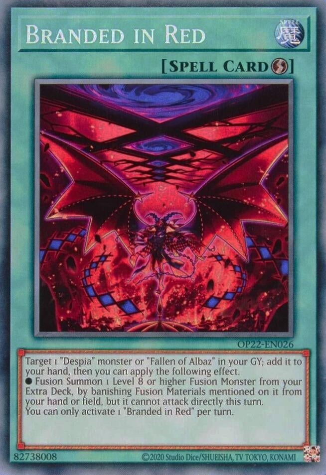 Image for Branded in Red (OP22-EN026) (OP22) - YuGiOh