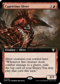 Image for Capricious Sliver (Extended Art) (765) (Commander Masters) - Magic: The Gathering