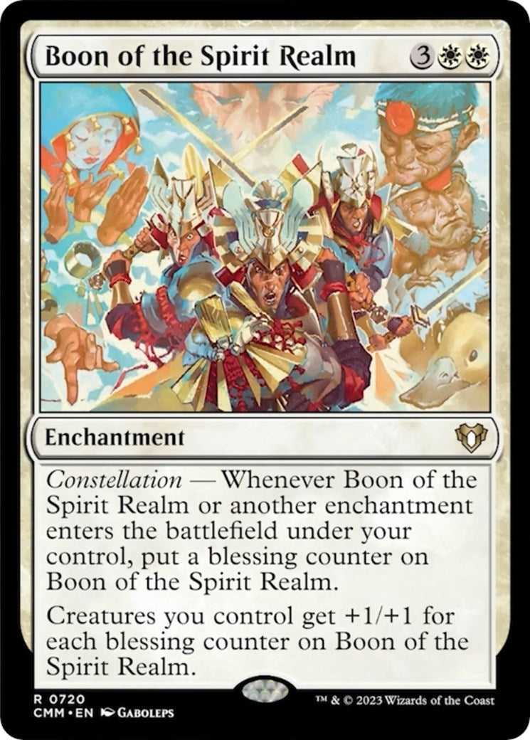 Image for Boon of the Spirit Realm (720) (Commander Masters) - Magic: The Gathering