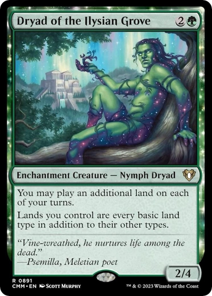 Image for Dryad of the Ilysian Grove (891) (Commander Masters) - Magic: The Gathering