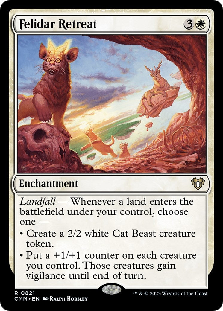 Image for Felidar Retreat (821) (Commander Masters) - Magic: The Gathering