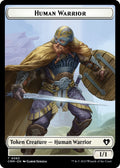 Image for Human Warrior // Zombie Army Double-Sided Token (63 // 69) (Commander Masters) - Magic: The Gathering