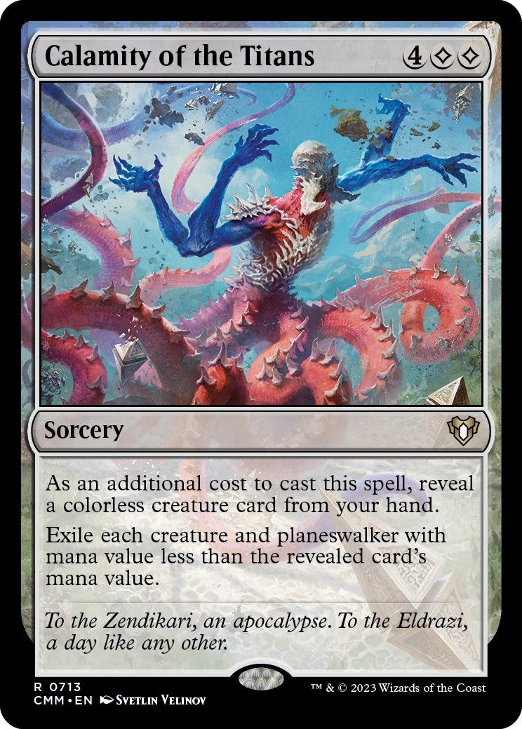 Image for Calamity of the Titans (713) (Commander Masters) - Magic: The Gathering