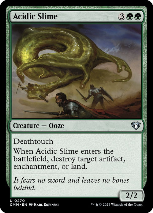 Image for Acidic Slime (270) (Commander Masters) - Magic: The Gathering