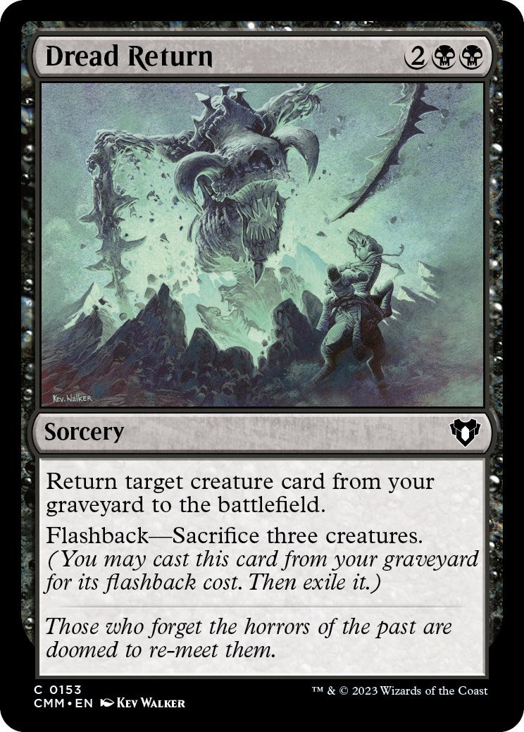 Image for Dread Return (153) (Commander Masters) - Magic: The Gathering