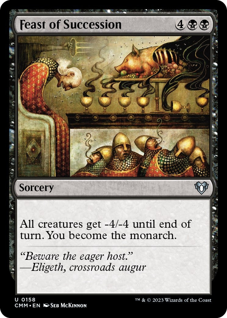 Image for Feast of Succession (158) (Commander Masters) - Magic: The Gathering