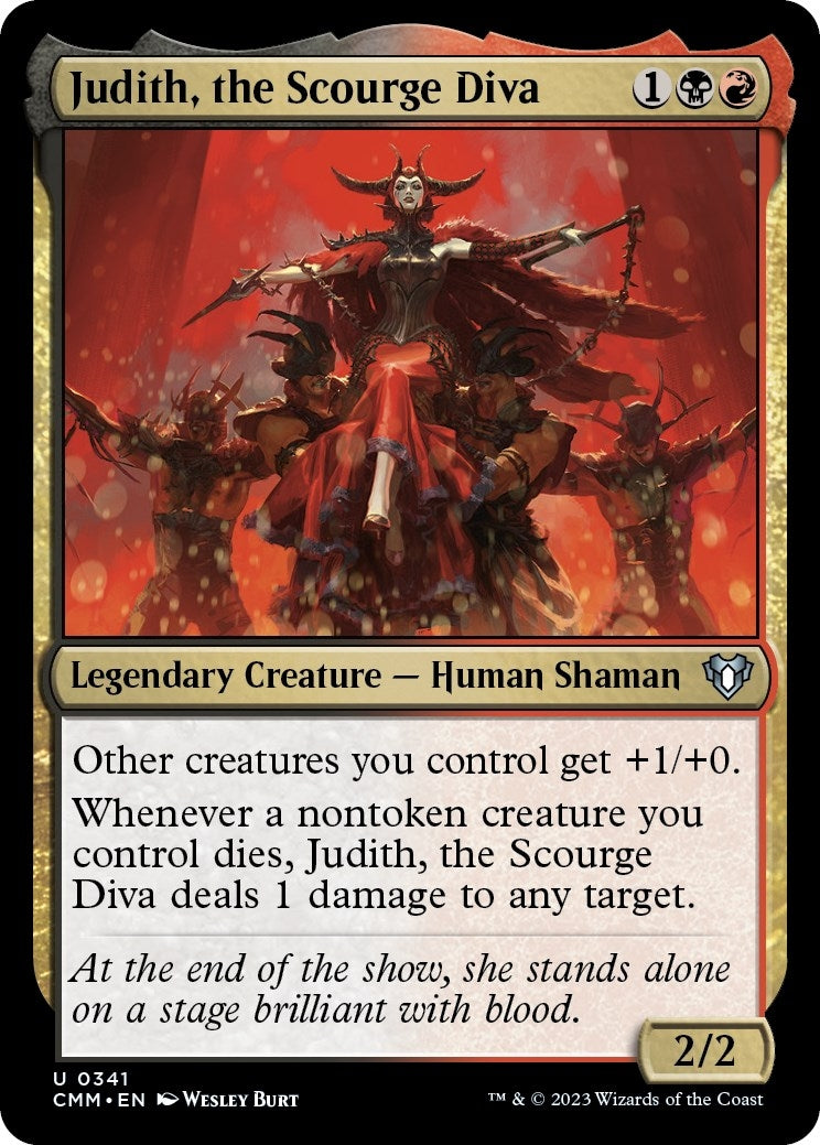 Image for Judith, the Scourge Diva (341) (Commander Masters) - Magic: The Gathering
