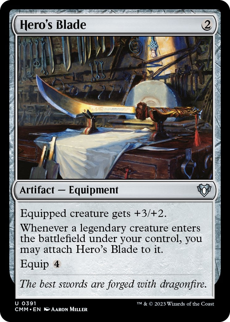 Image for Hero's Blade (391) (Commander Masters) - Magic: The Gathering