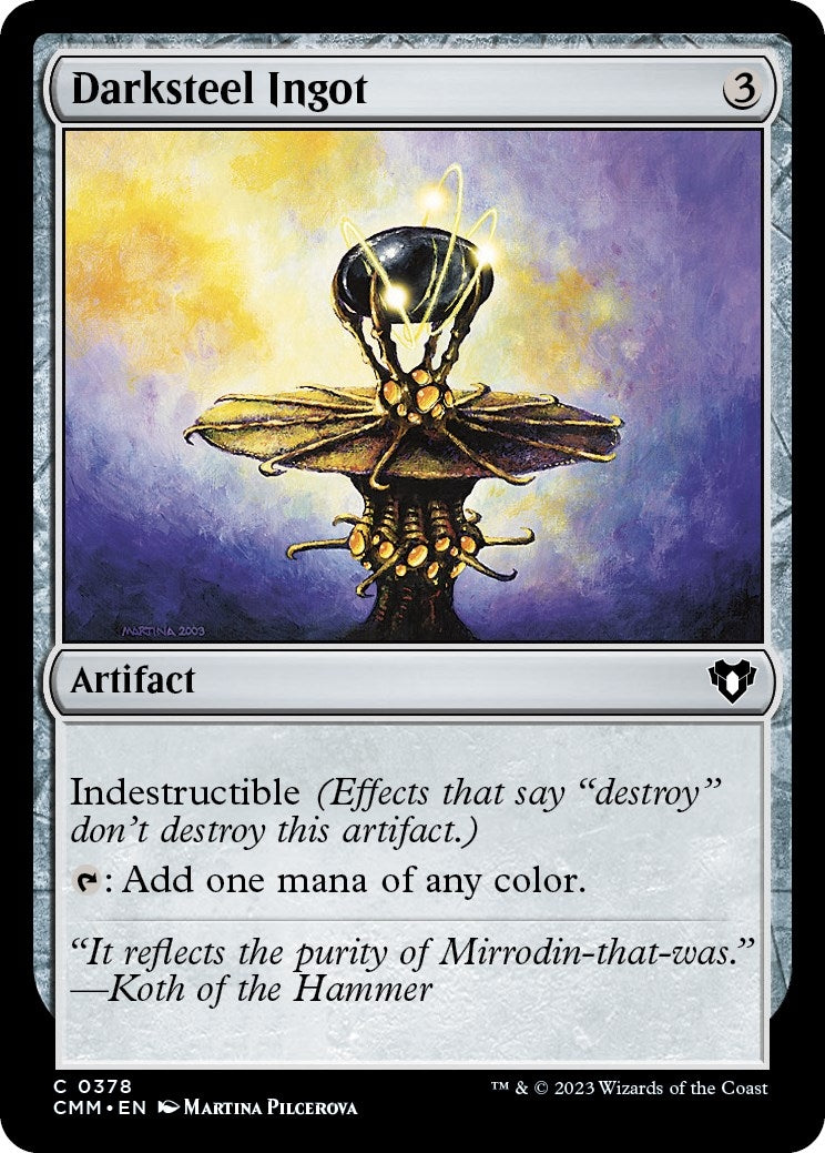 Image for Darksteel Ingot (378) (Commander Masters) - Magic: The Gathering
