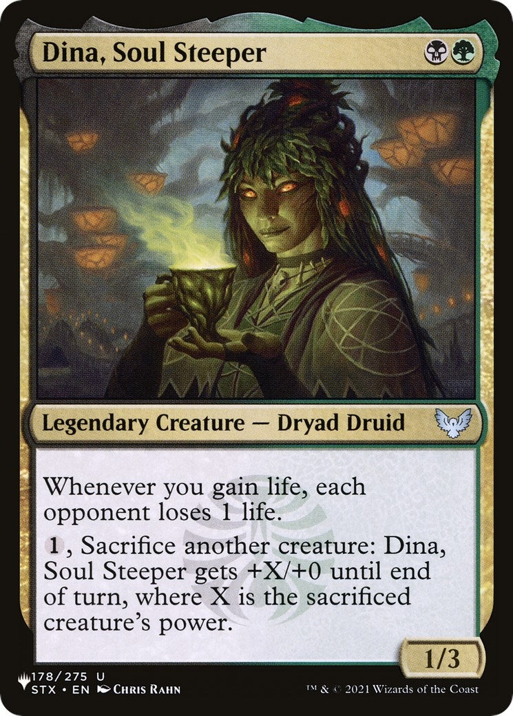 Image for Dina, Soul Steeper (178/275) (The List Reprints) - Magic: The Gathering